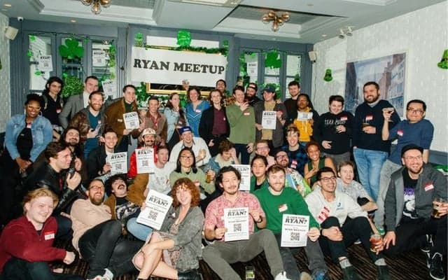 NYC Irish bar plays host to viral 'Ryan Meetup'
