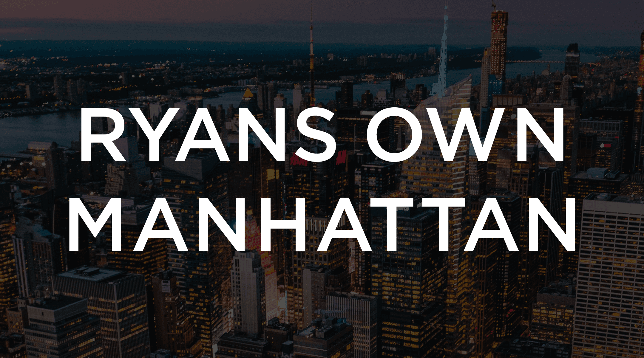 Ryans Own Manhattan
